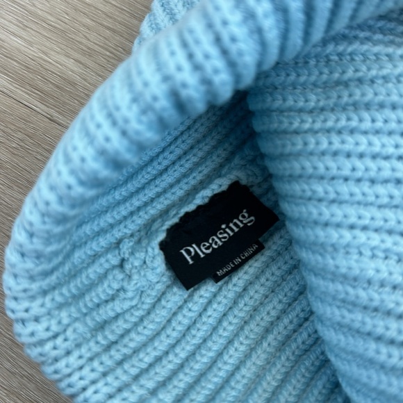 PLEASING Beanie Blue Harry Styles - Picture 2 of 4